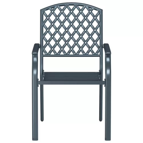 Szék 4 pcs Antracit 56 x 65 x 89cm Acél