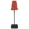 Terrakotta dupla tetős LED-es napernyő 316x145 cm