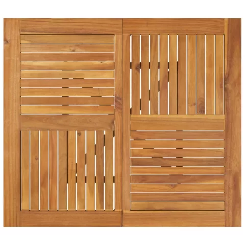 Tömör akácfa kerti asztal 85 x 85 x 75 cm