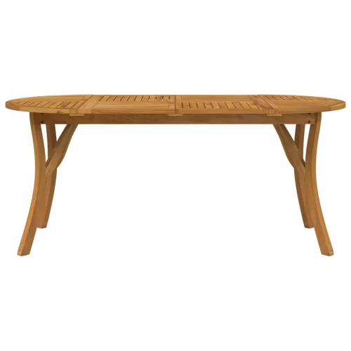 Tömör akácfa kerti asztal 200 x 90 x 75 cm
