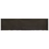 Sötétbarna kezelt tömör tölgyfa fali polc 160 x 40 x (2-4) cm
