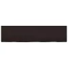 Sötétbarna kezelt tömör tölgyfa fali polc 160 x 40 x (2-4) cm