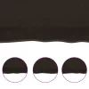 Sötétbarna kezelt tömör tölgyfa fali polc 160 x 40 x (2-4) cm