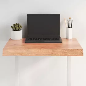   Világosbarna asztallap 60x60x(2-6) cm kezelt tömör élőszegélyes