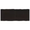 Sötétbarna kezelt tömör asztallap 120x50x(2-6) cm