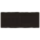 Sötétbarna kezelt tömör asztallap 120x50x(2-6) cm