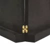 Sötétbarna kezelt tömör asztallap 120x50x(2-6) cm