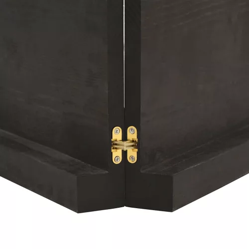 Sötétbarna kezelt tömör asztallap 120x50x(2-6) cm