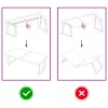 Sötétbarna kezelt tömör asztallap 120x50x(2-6) cm