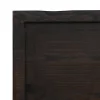Sötétbarna kezelt tömör asztallap 120x50x(2-6) cm