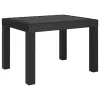Antracitszürke PP kerti asztal 59 x 47 x 40 cm
