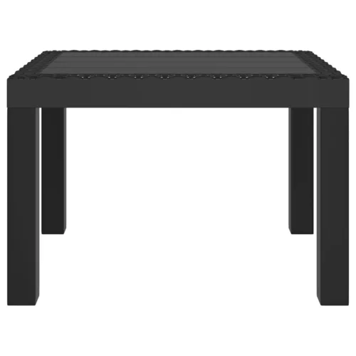 Antracitszürke PP kerti asztal 59 x 47 x 40 cm