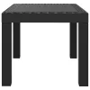 Antracitszürke PP kerti asztal 59 x 47 x 40 cm