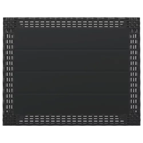 Antracitszürke PP kerti asztal 59 x 47 x 40 cm