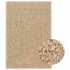 ZIZUR juta hatású beltéri és kültéri szőnyeg 140 x 200 cm
