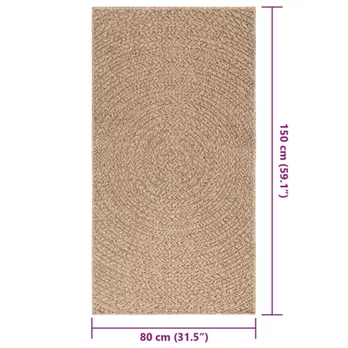ZIZUR juta hatású beltéri és kültéri szőnyeg 80 x 150 cm