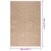 ZIZUR juta hatású beltéri és kültéri szőnyeg 140 x 200 cm