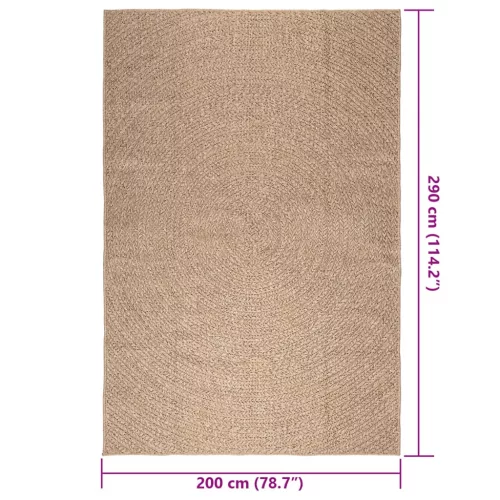 ZIZUR juta hatású beltéri és kültéri szőnyeg 200 x 290 cm