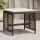 4 db barna polyrattan kerti szék párnával 41 x 41 x 36 cm