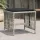 4db világosszürke polyrattan kerti szék párnával 41 x 41 x 36cm