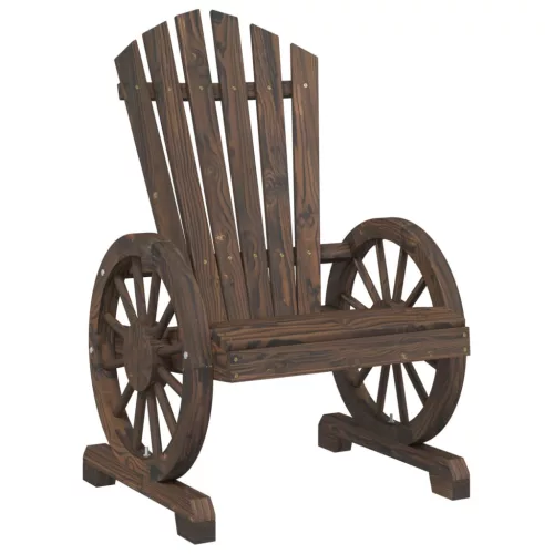 Tömör fenyőfa kerti Adirondack szék