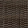 2 személyes barna polyrattan kerti kanapé baldachinnal/székkel