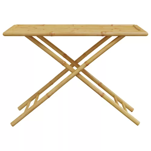 Összecsukható bambusz kerti asztal 110x55x75 cm