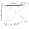 Összecsukható bambusz kerti asztal 110x55x75 cm