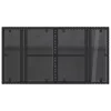 Fekete polyrattan üveglapos kerti asztal 100 x 55 x 73 cm