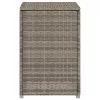 Szürke polyrattan propántartály borító asztal 40 x 40 x 60 cm