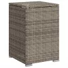Szürke polyrattan propántartály borító asztal 40 x 40 x 60 cm