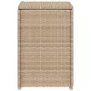 Bézs polyrattan propántartály borító asztal 40 x 40 x 60 cm