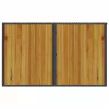 Fekete polyrattan falapos kerti asztal 110 x 68 x 70 cm