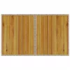Bézs polyrattan falapos kerti asztal 110x68x70 cm