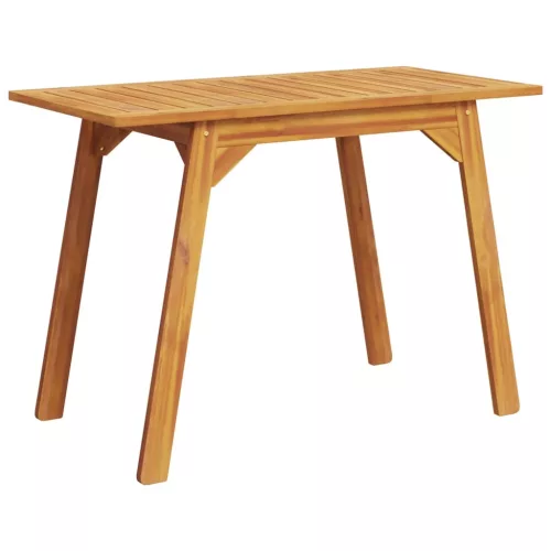 Tömör akácfa kerti étkezőasztal 110 x 56 x 75 cm
