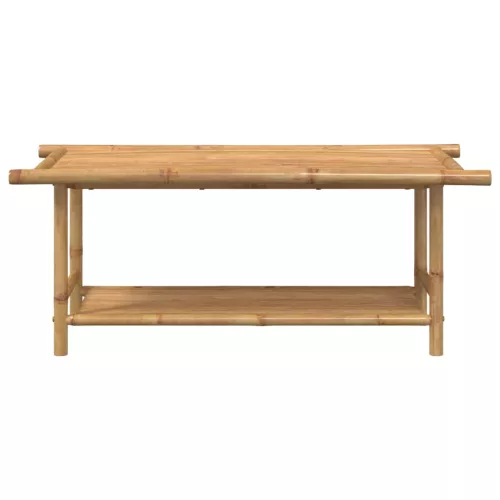 Bambusz dohányzóasztal 110x55x45 cm