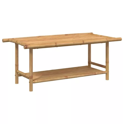 Bambusz dohányzóasztal 110x55x45 cm