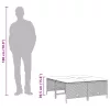 4 db szürke polyrattan kerti szék párnákkal