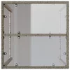 Szürke polyrattan kültéri bárasztal 70 x 70 x 110 cm