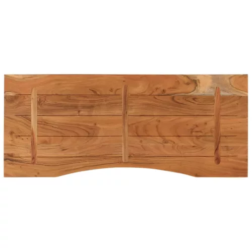 Tömör akácfa téglalap alakú asztallap 120 x 50 x 2,5 cm
