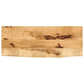   Tömör nyers mangófa természetes élű asztallap 70 x 30 x 2,5 cm