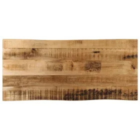  Tömör nyers mangófa természetes élű asztallap 100 x 40 x 2,5 cm