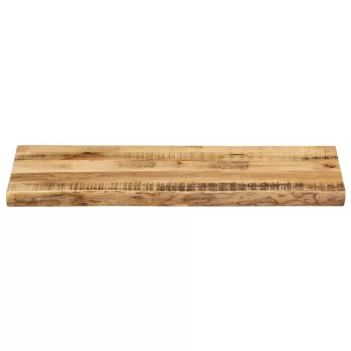 Tömör nyers mangófa természetes élű asztallap 100 x 40 x 2,5 cm