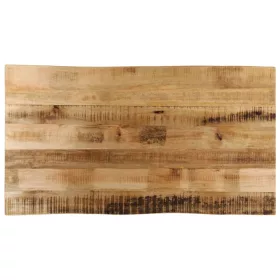   Tömör nyers mangófa természetes élű asztallap 120 x 60 x 2,5 cm