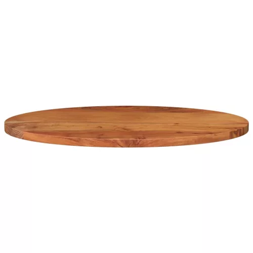 Tömör akácfa ovális asztallap 120 x 50 x 3,8 cm