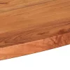 Tömör akácfa ovális asztallap 120 x 50 x 3,8 cm