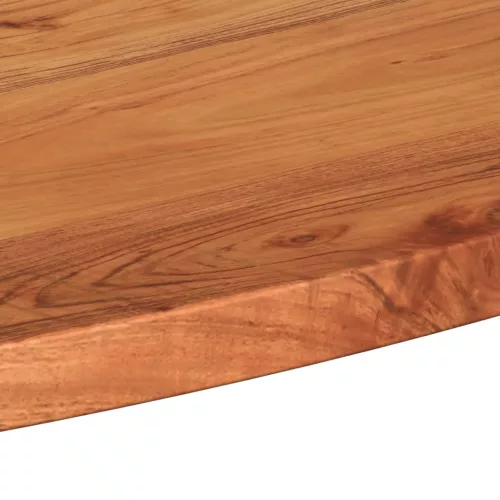 Tömör akácfa ovális asztallap 120 x 50 x 3,8 cm