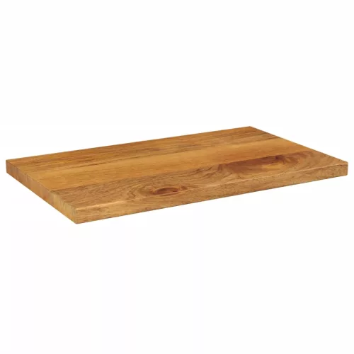 Tömör mangófa téglalap alakú asztallap 50x20x3,8 cm