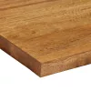 Tömör mangófa téglalap alakú asztallap 50x20x3,8 cm