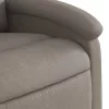 Tópszínű szövet dönthető masszázsfotel